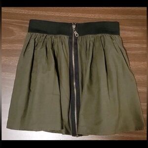 Forever 21 dark green skirt